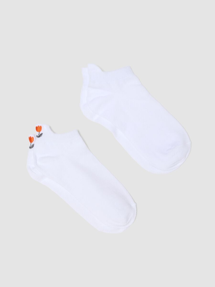 2-pack of white organic cotton socks_0