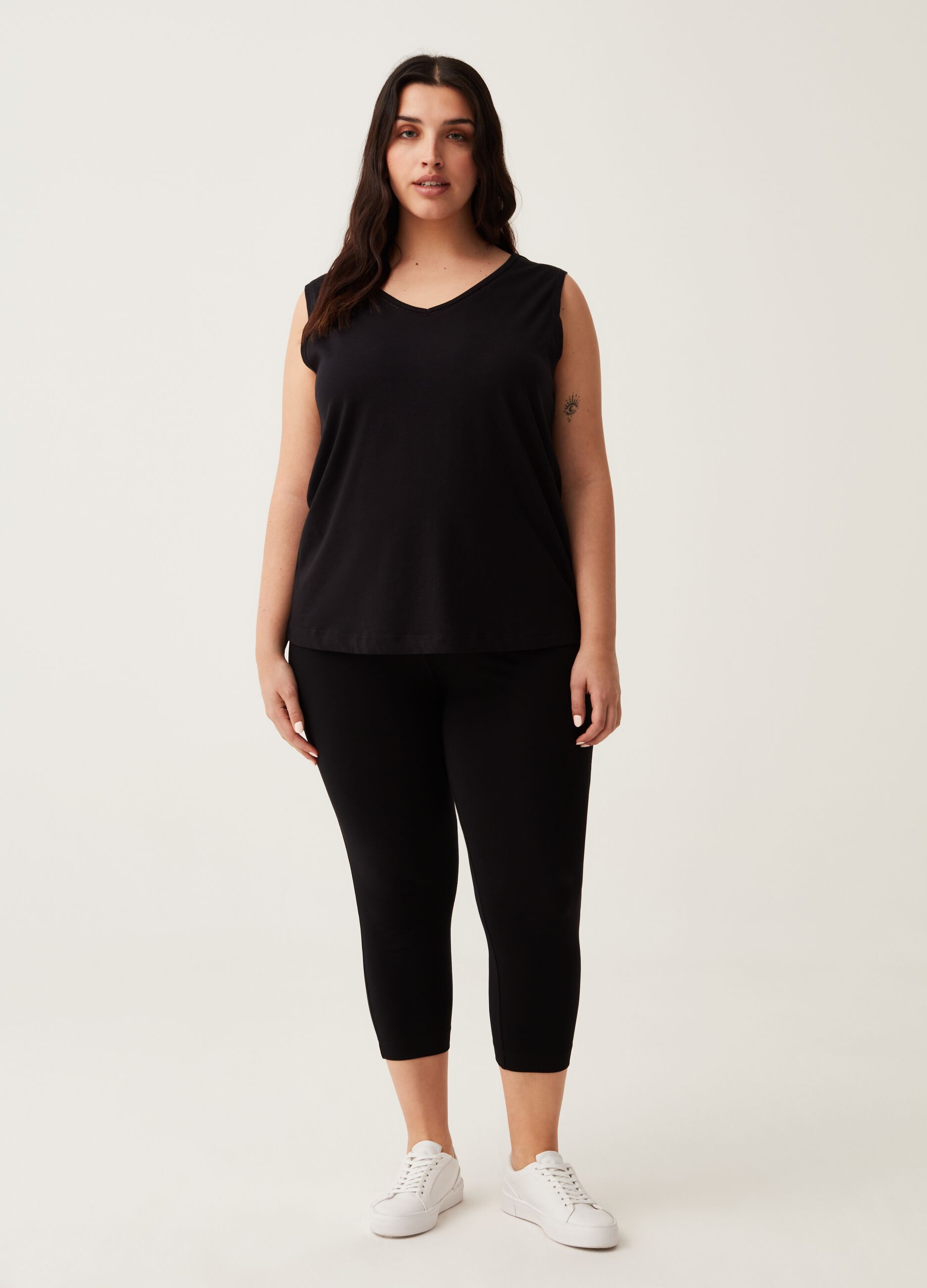 Leggings cropped Curvy MYA_0