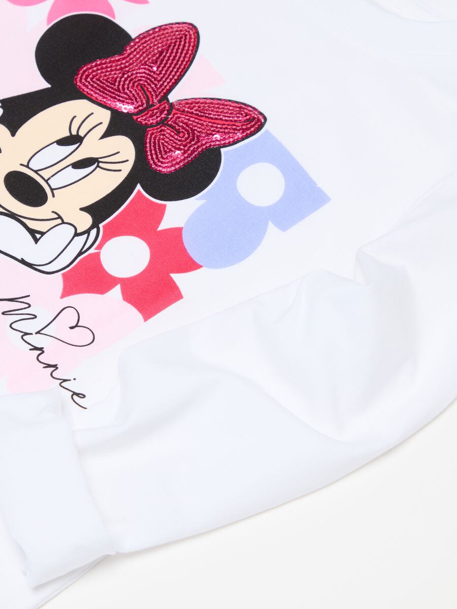 T-shirt maniche lunghe con stampa Minnie_2