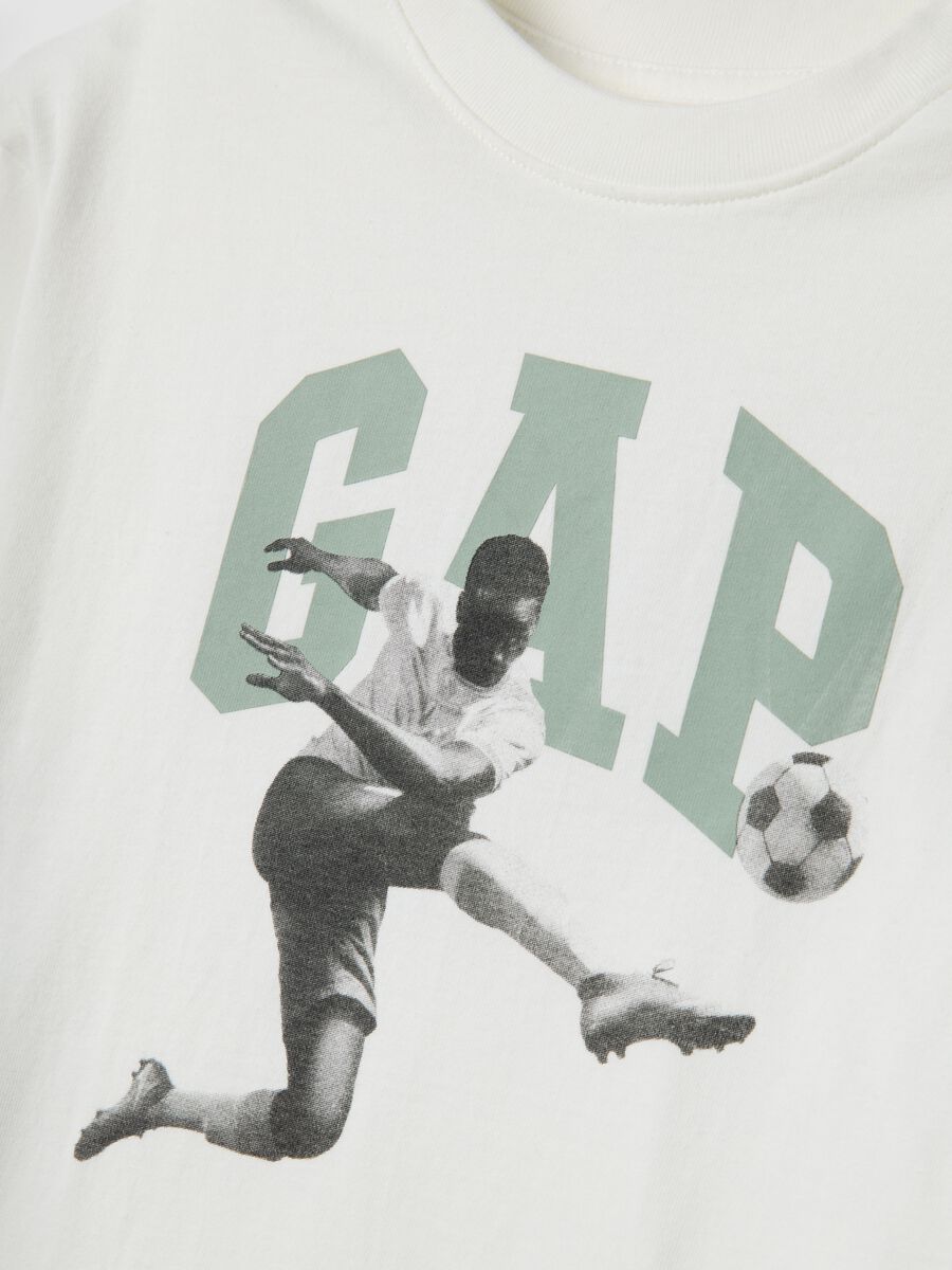 GAP logo pure cotton T-shirt_2