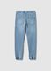 Boys' regular fit blue denim jeans with elastic waist_4