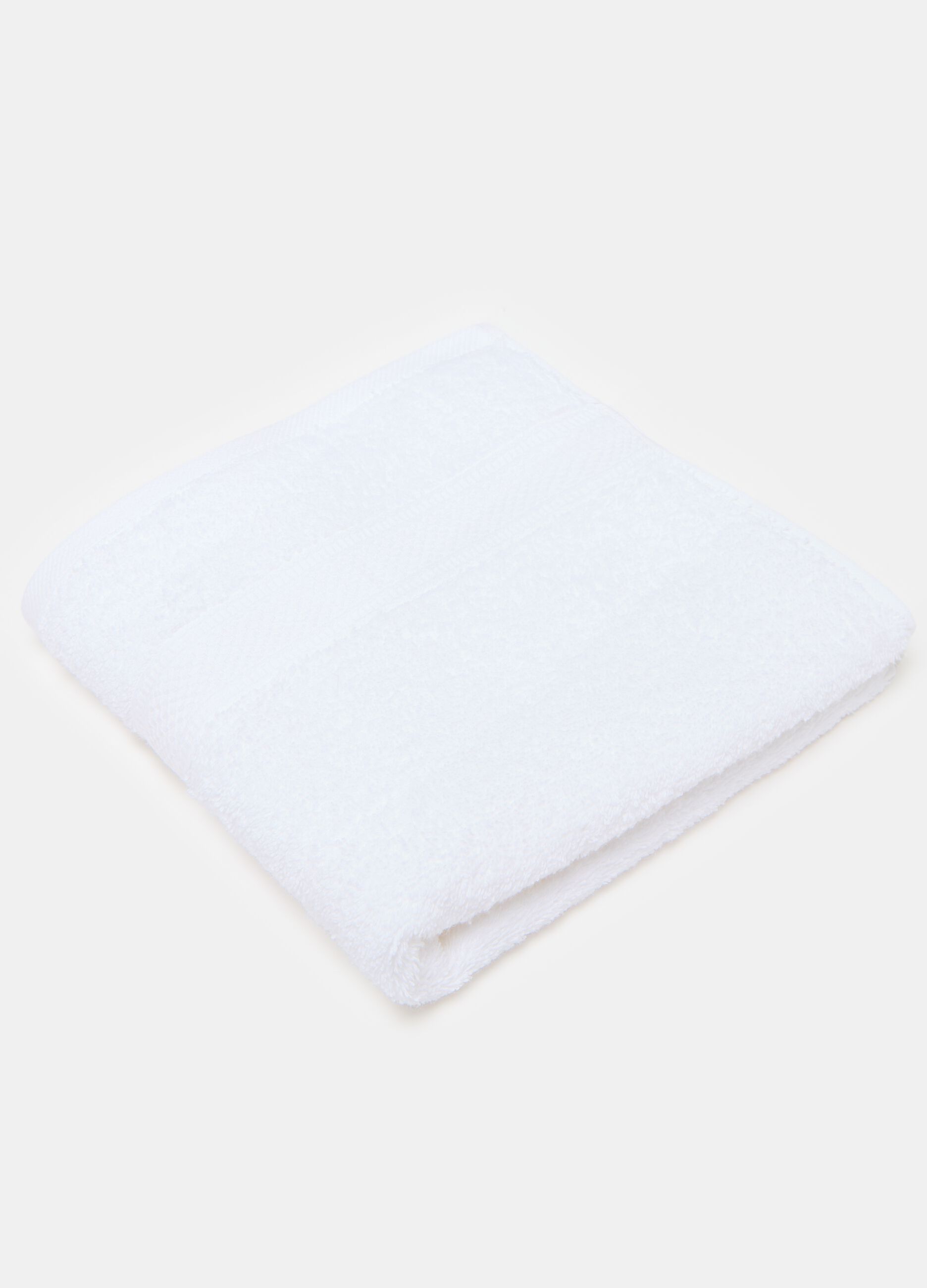 Solid colour face towel