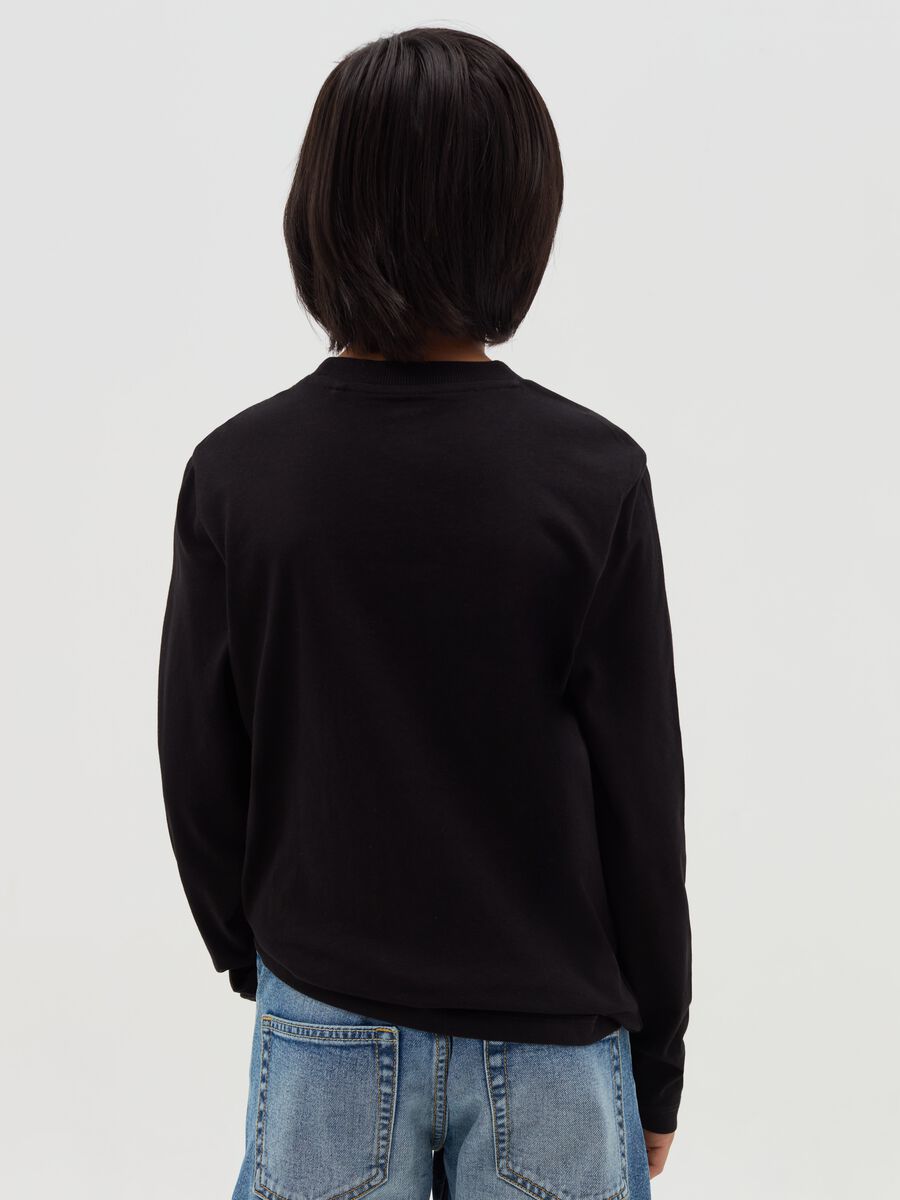 T-shirt maniche lunghe stampa "Born to Skate"_1