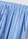 Blue striped pure viscose pajama trousers in regular fit_5