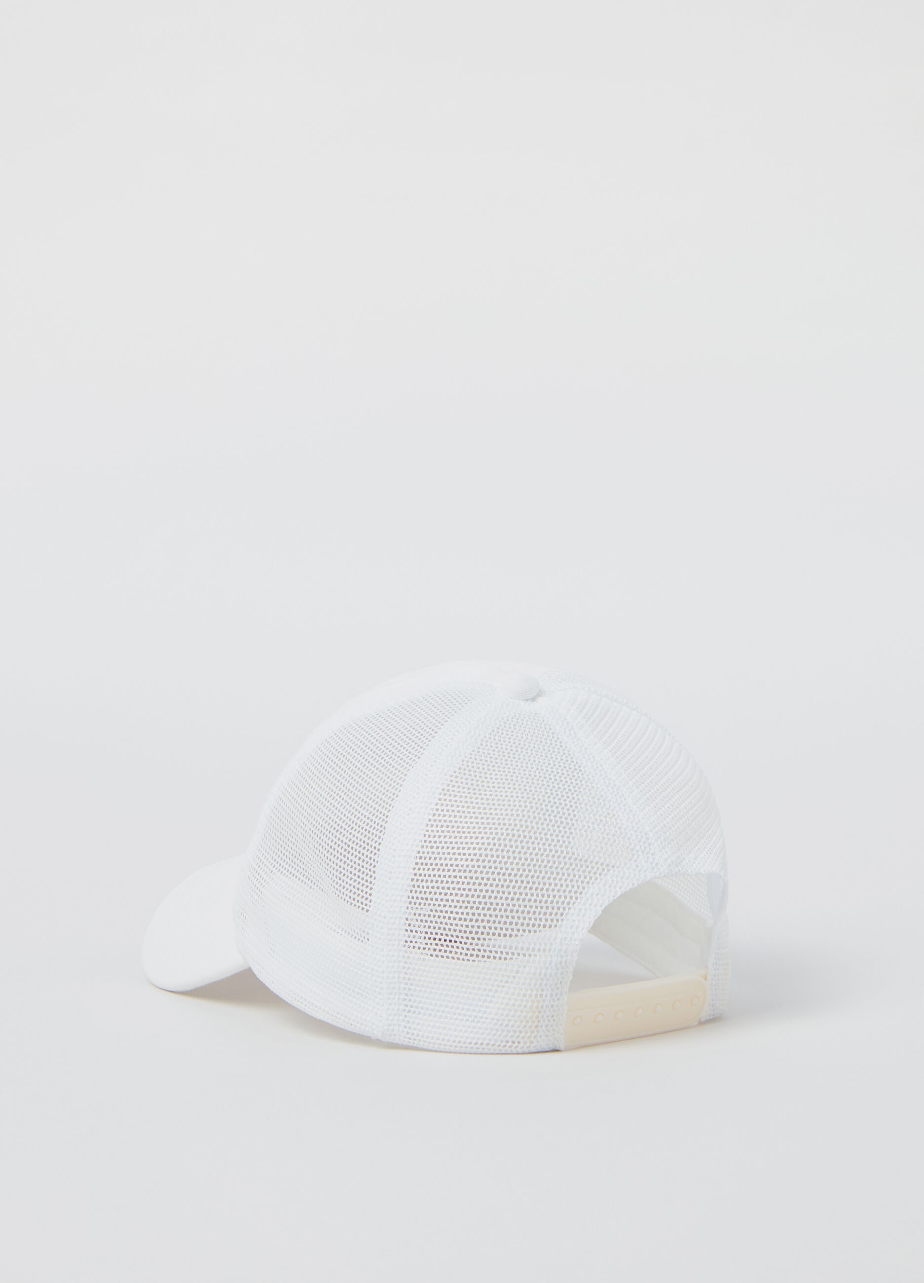 Distressed Trucker Cap White_3