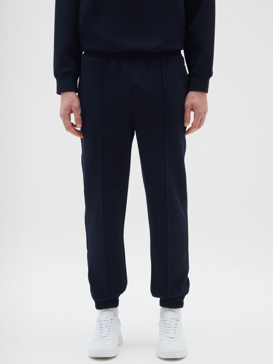 Blue Stretch Trousers_1