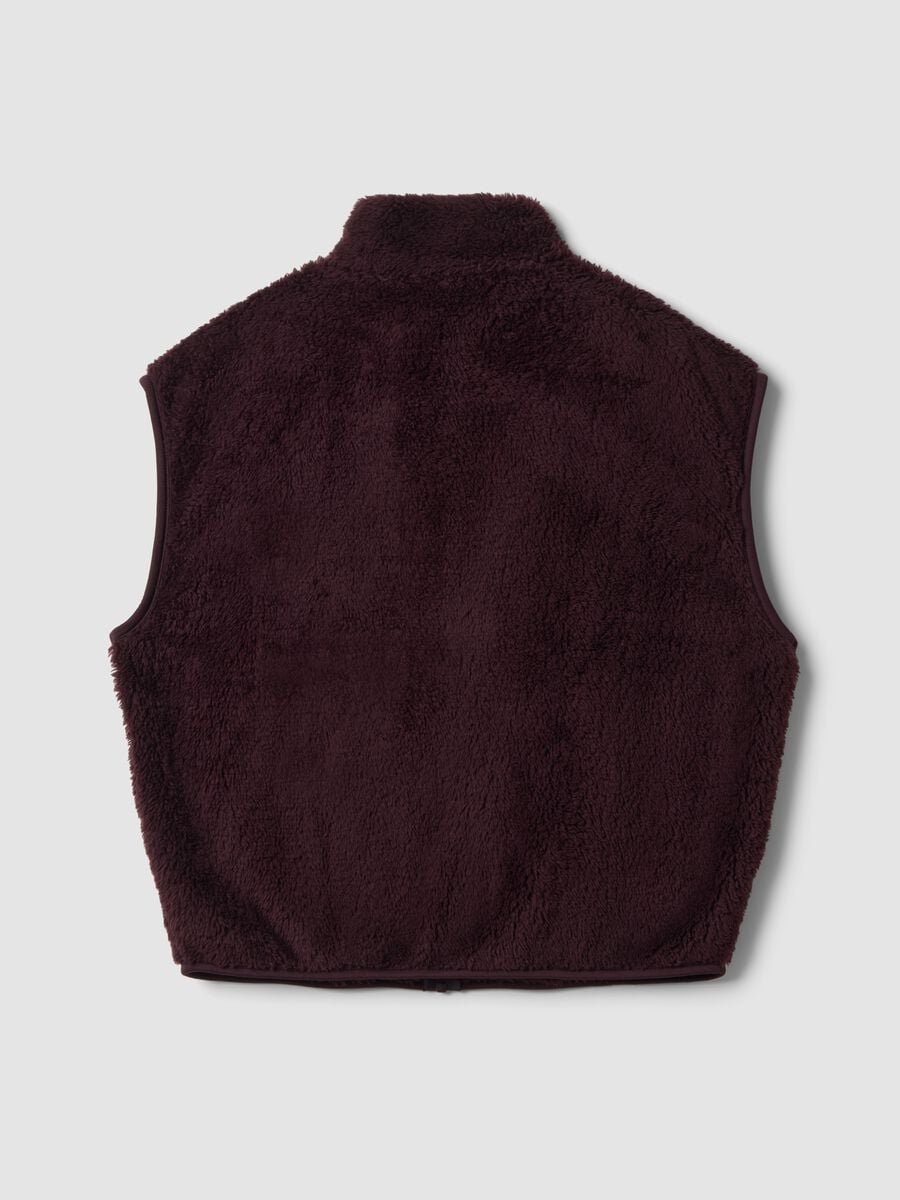 Plum purple regular-fit gilet_2