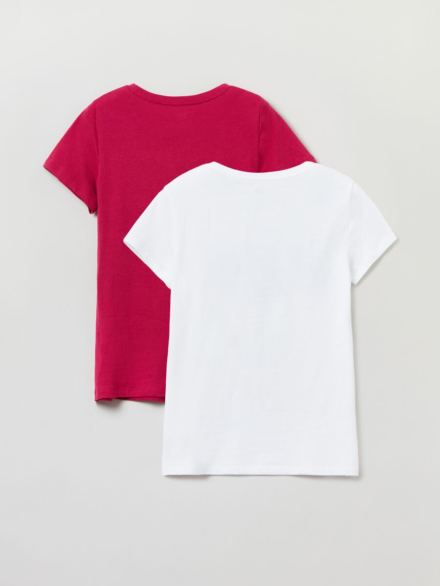 Two-pack T-shirts in cotton with logo print_7