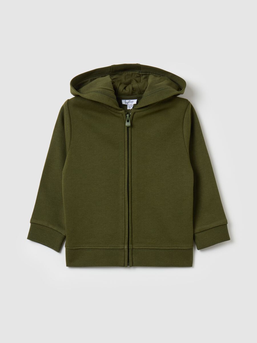 Full-zip plush hoodie_0