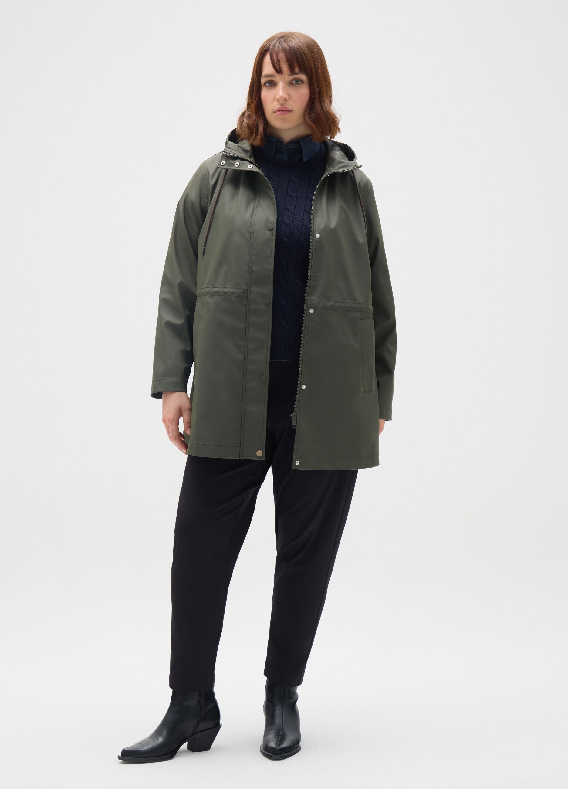 Green Regular Fit Jacket