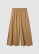 Beige wide-leg trousers relaxed fit_0
