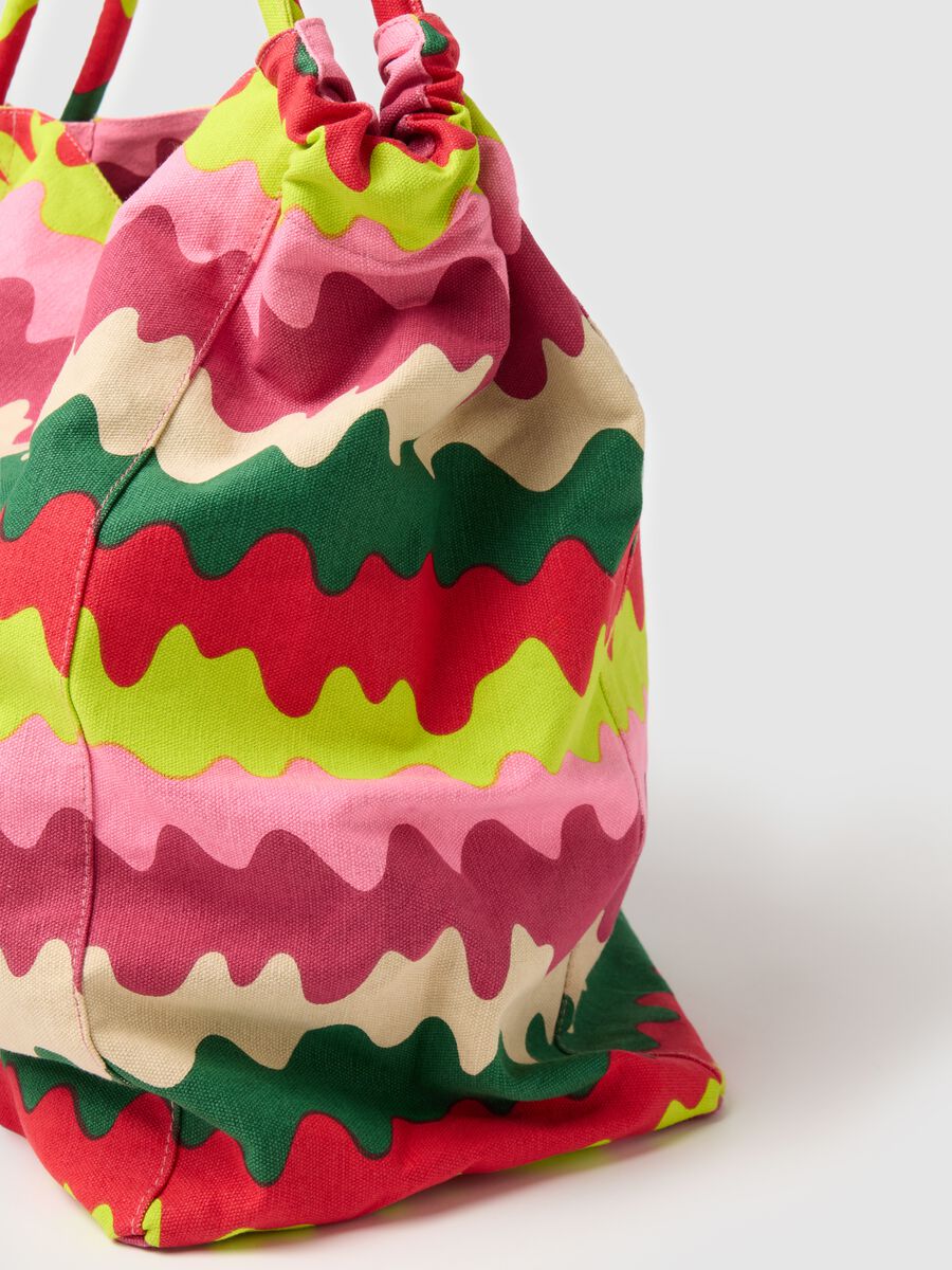 Multicolor Cotton Beach Bag Lead_3