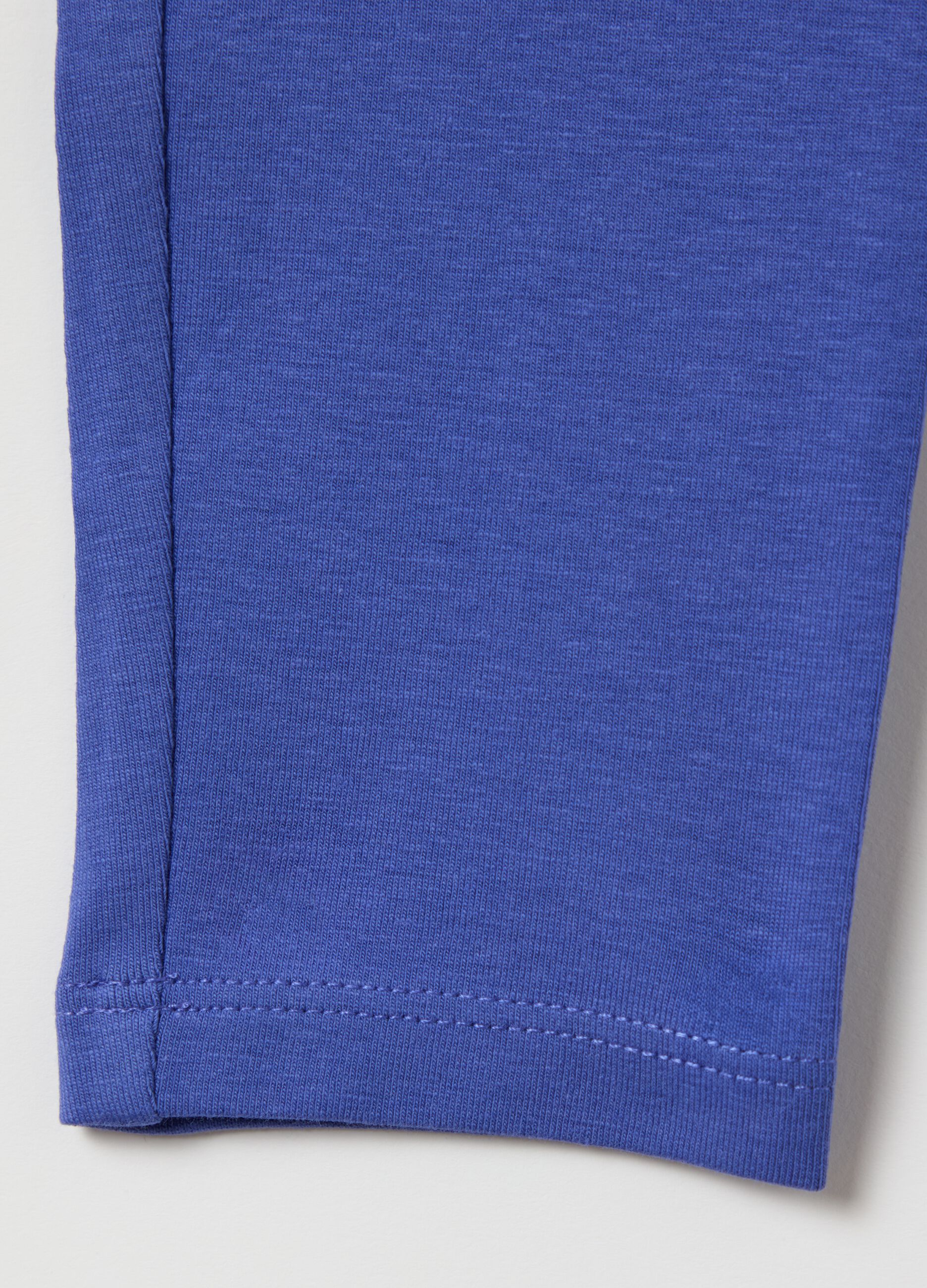 Stretch cotton leggings