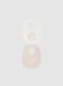Two-pack of baby girl bibs in pure multicolour cotton_0