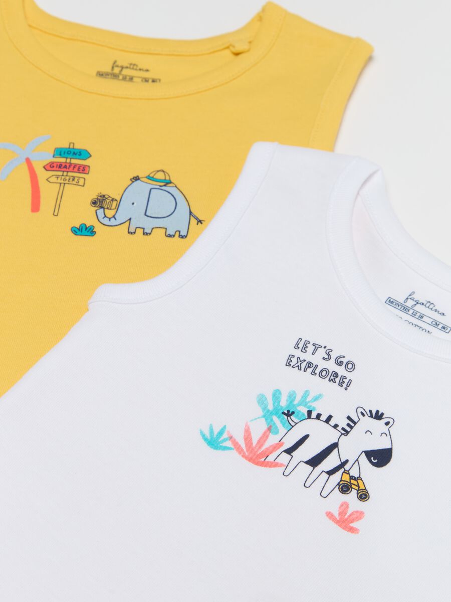 Three-pack bodysuits in organic cotton with print_2