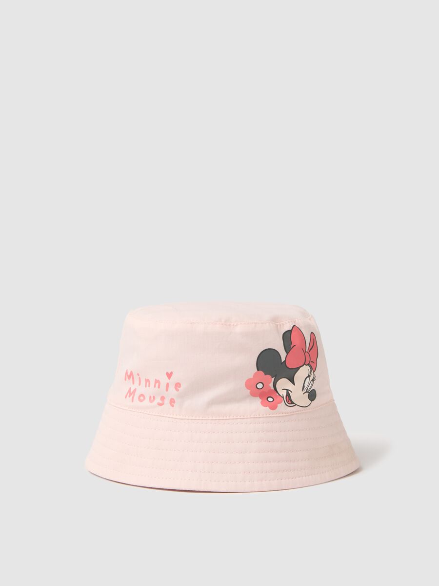 Pink fishing hat with Minnie Mouse print_0