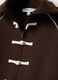 Brown cotton-blend sweatshirt with collar_1