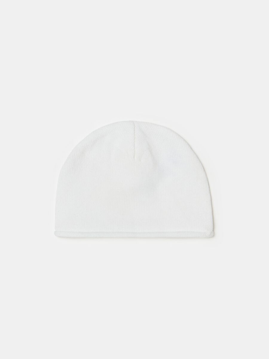 Knitted organic cotton hat_0