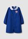 Blue girls&rsquo; school apron with Hello Kitty embroidery_0