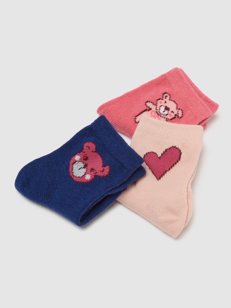 Multipack calze da neonata in misto cotone multicolor_2