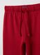 Children's red cotton joggers regular fit_2