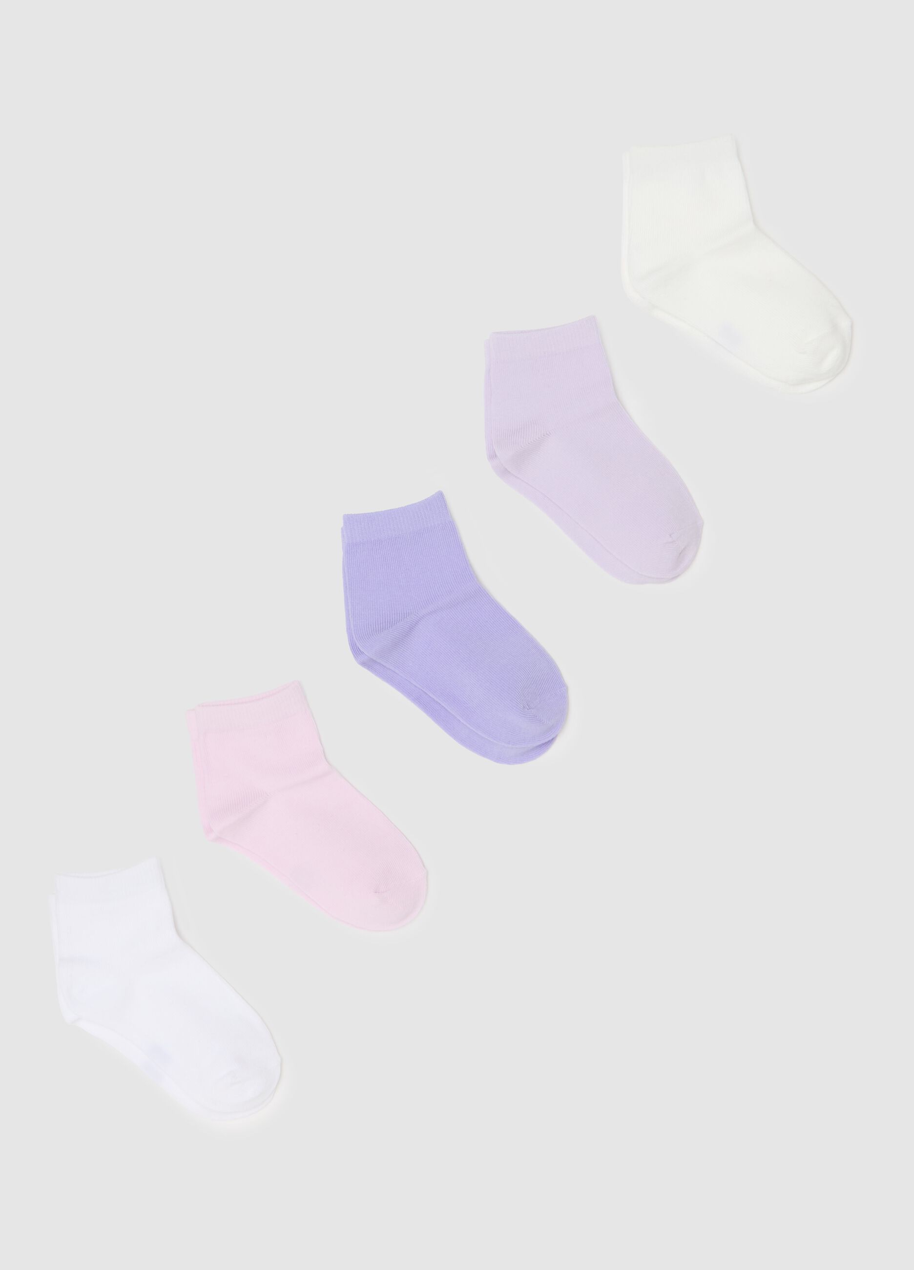 Five-pair pack stretch shoe liners