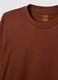 Brown pure cotton regular fit T-shirt_5