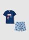 Baby Regular Fit Multicolour Pure Cotton Pyjamas with Spider-Man_0