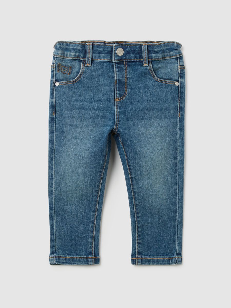 Children's Jeans in Blue Stretch Denim_0