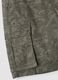 Grey stretch cotton cargo bermuda shorts_5