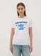 White pure cotton T-shirt with Stitch print, regular fit_2