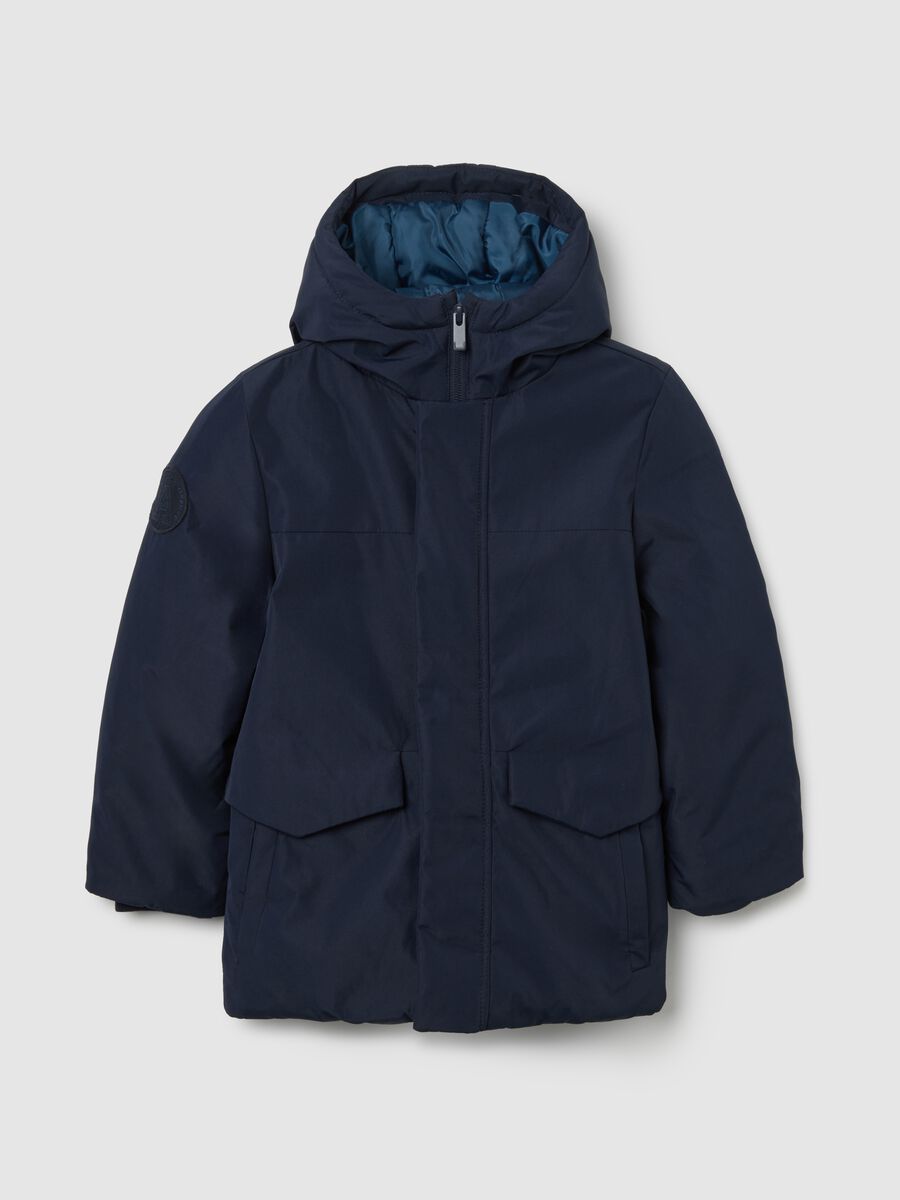 Giubbotto imbottito blu da bambino regular fit _0