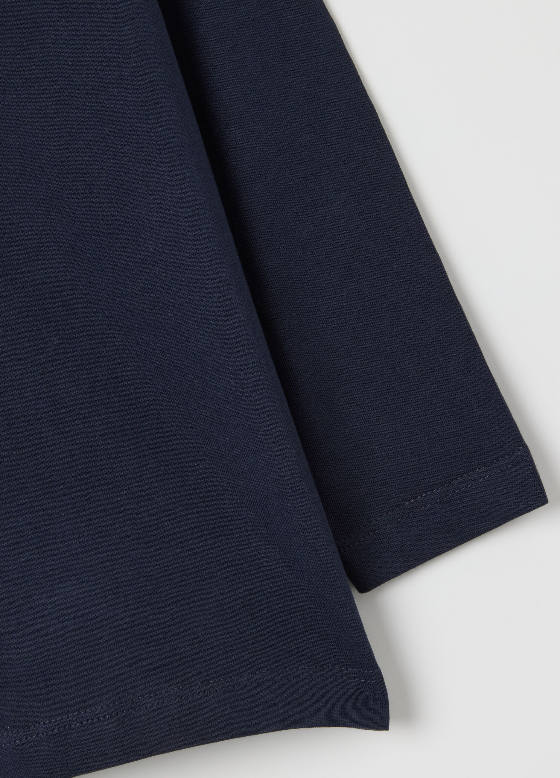 Children's blue pure cotton regular fit jumper
