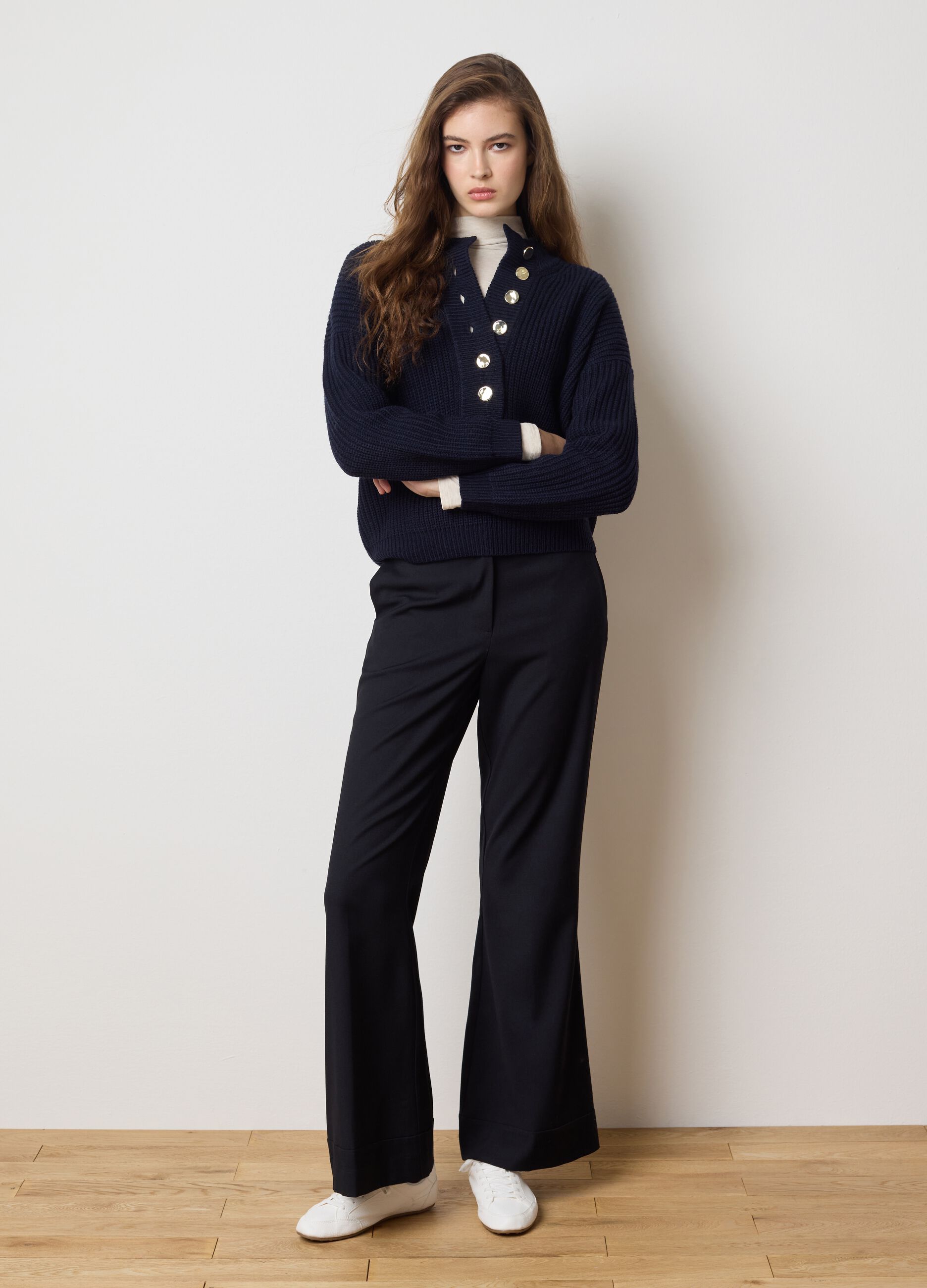 Black Flare Trousers