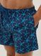 Blue boxer swim shorts with starfish print_3