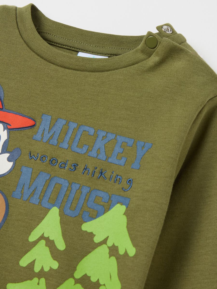 T-shirt in cotone con stampa Topolino montanaro_2