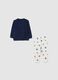Multicolour pure cotton baby pyjamas regular fit_1
