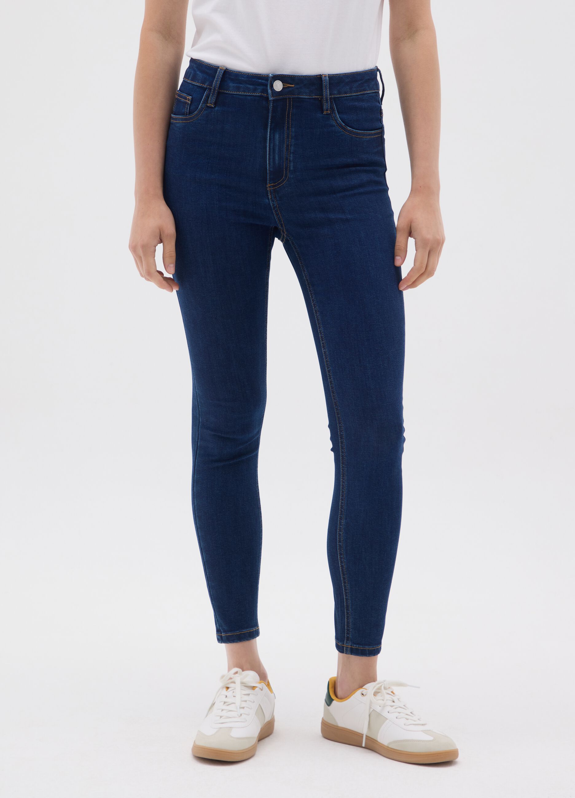 Women's Skinny Fit Black Denim Jeans