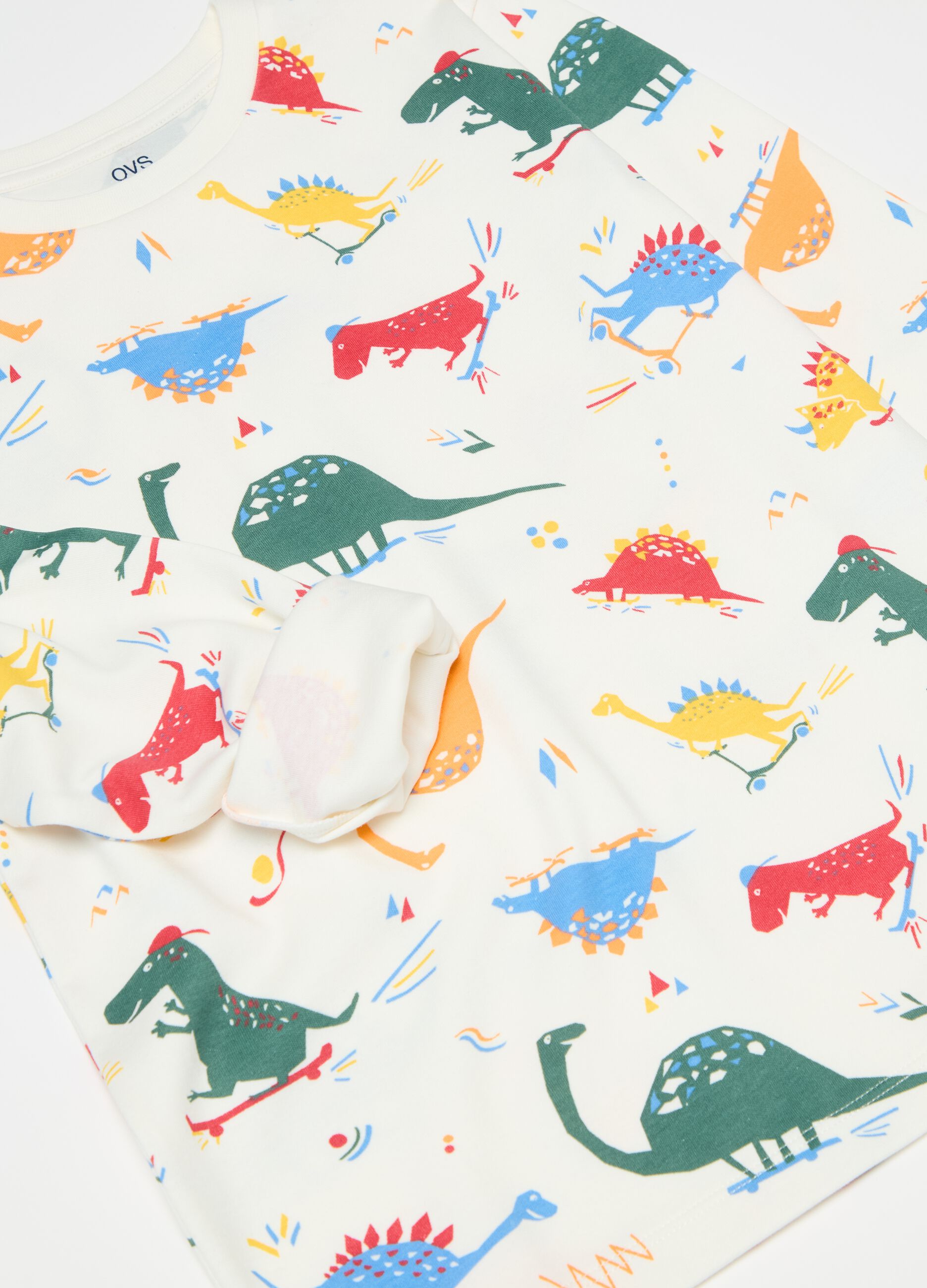 Organic cotton pyjamas with print