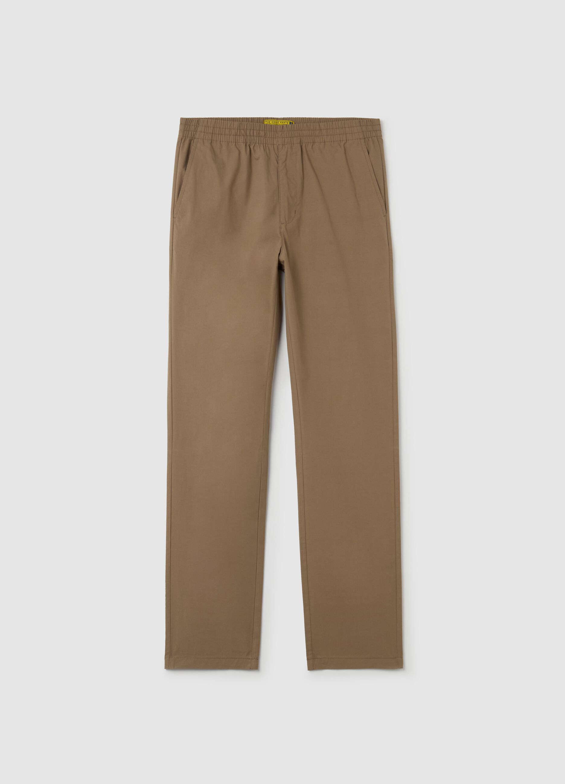 Chino joggers in cotton
