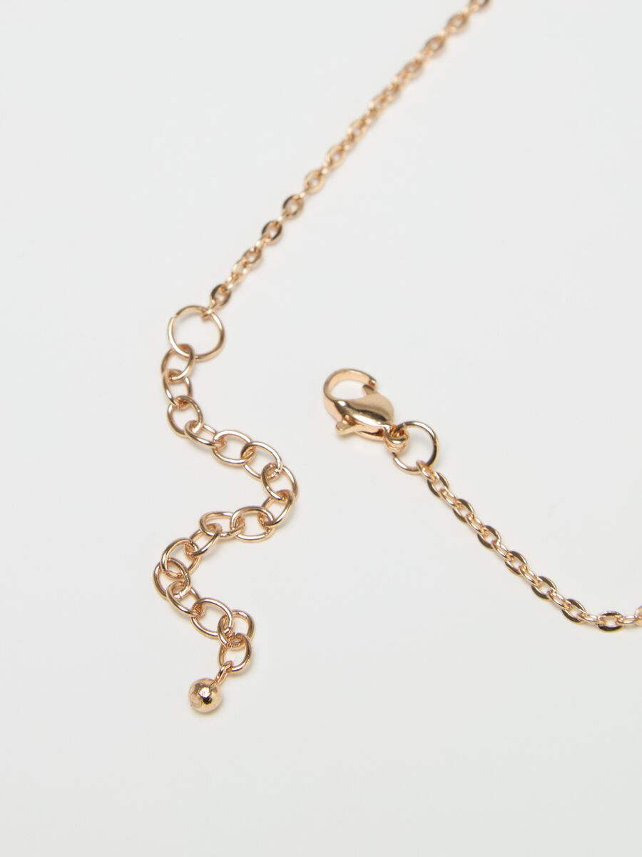 Golden necklace with pendants_1