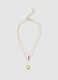 Multicolour steel necklace with pendants_0