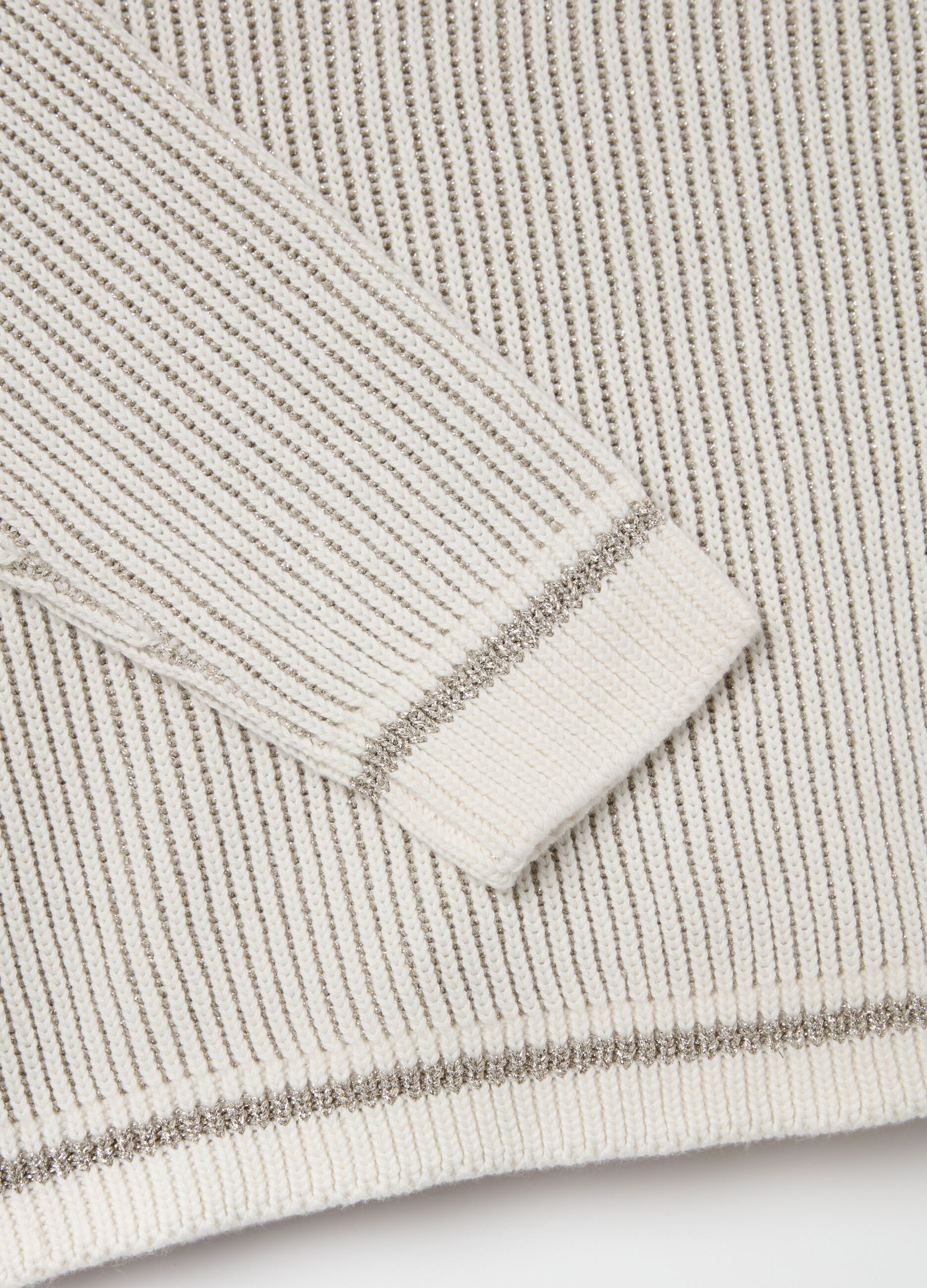 Intarsia design pullover