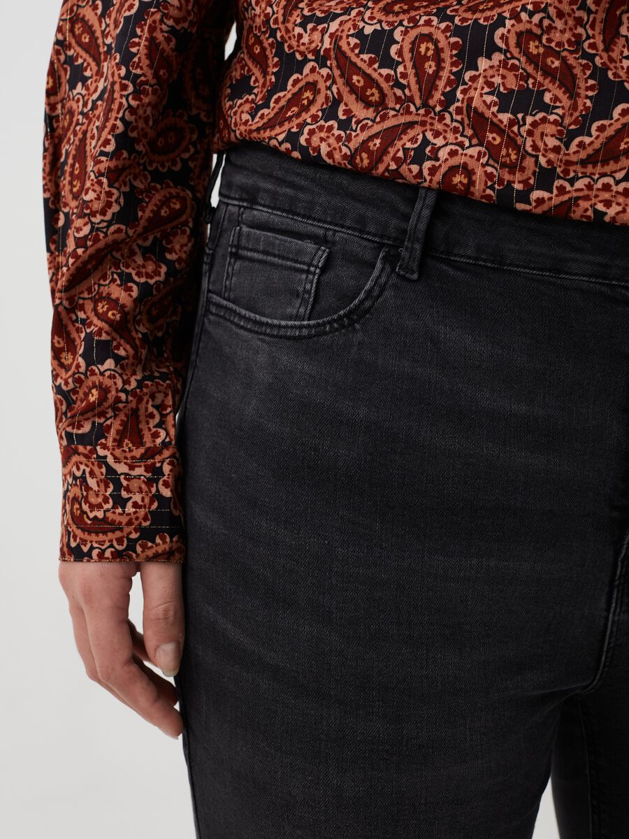 Jeans flare fit cropped Curvy_3