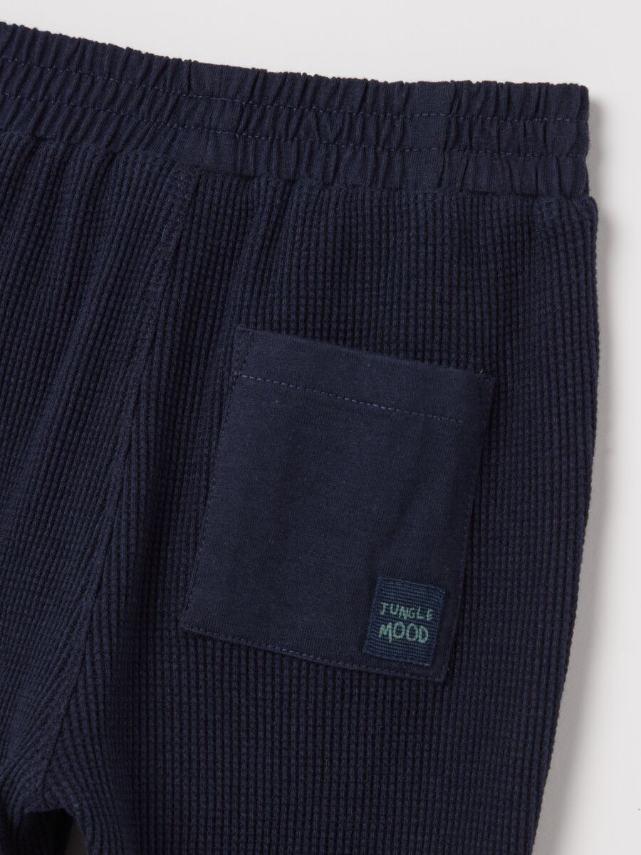 Waffle-weave joggers_3