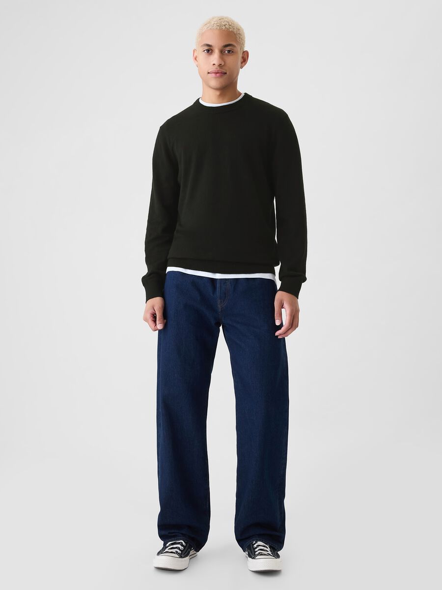 Round neck pullover_1