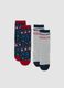 Bipack calze lunghe multicolor in cotone organico elasticizzato_0