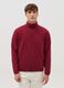 Fleece full-zip sweatshirt with high neck_1