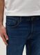 Slim fit blue stretchy cotton jeans with five pockets_3
