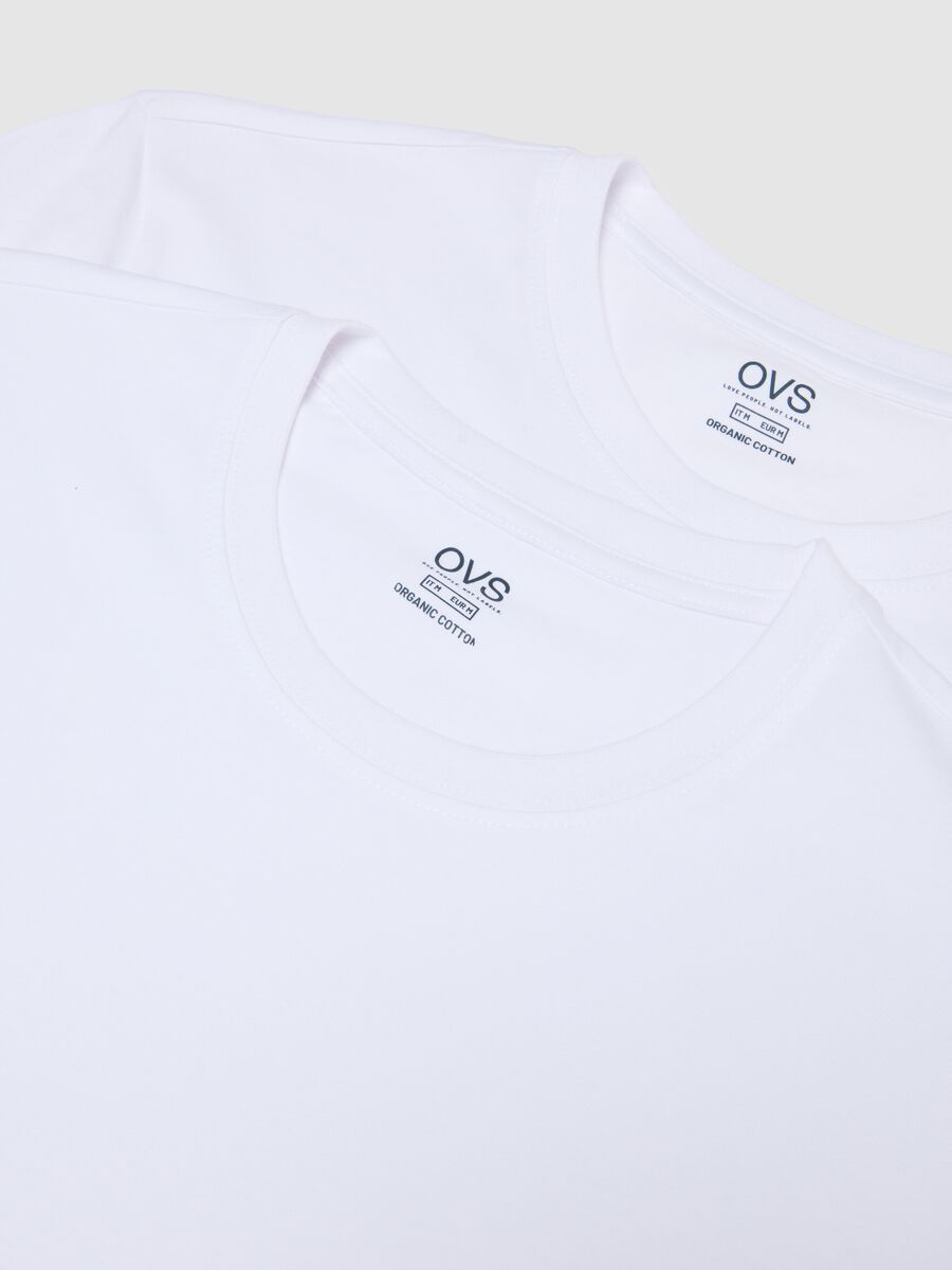 Twin pack of white cotton t-shirts in regular fit_5